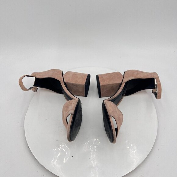 Alexander Wang Women Size EU 36 US 6 Tan Suede Abby Ankle Strap Heel Shoes - Picture 8 of 15